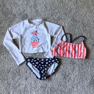 Girls 3 Piece Swimsuit